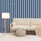 Simplify Blue Watercolor Striped Adhesive Wallpaper